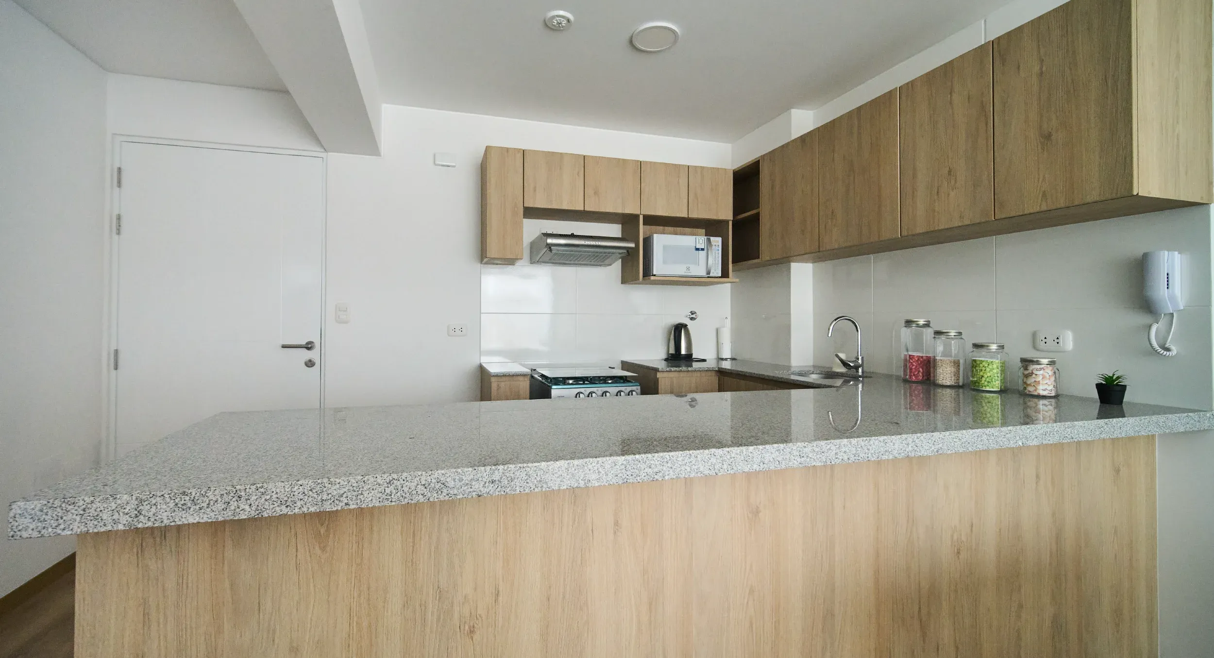 Cocina integrada del proyecto Arch Two