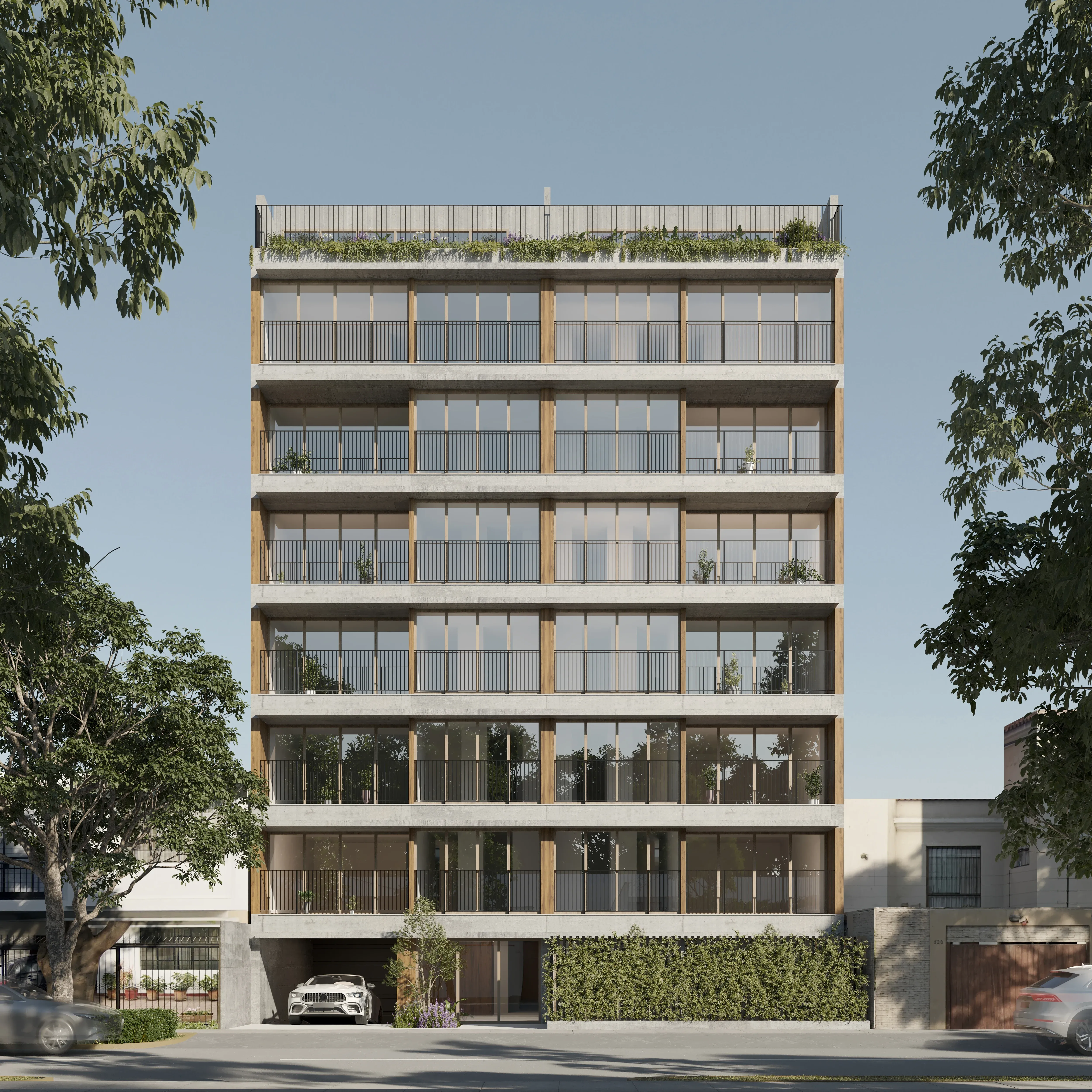 Fachada del proyecto Mallorca